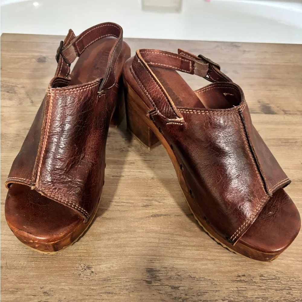 Women’s Bed Stu Marie Brown Leather Mules In Teak - Picture 11 of 16
